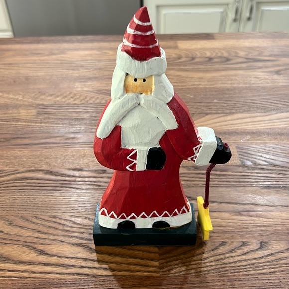 Other - Wood carved Santa